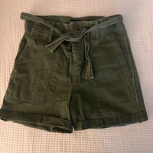 Le Superbe Maliboo paperbag green shorts in kush